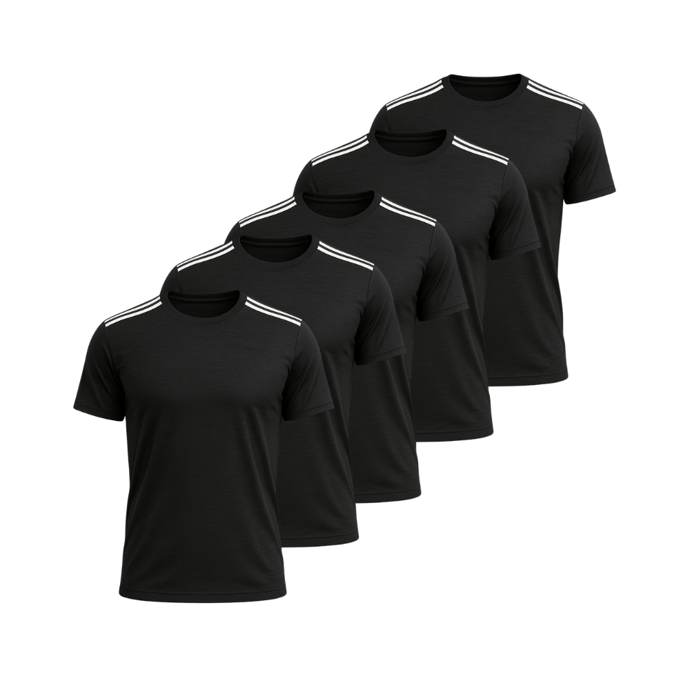 Kit 5 Camisas Lisa Dry Fit