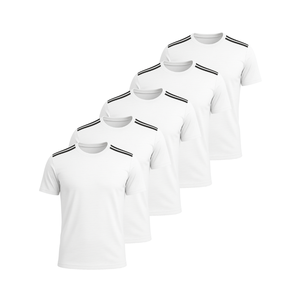 Kit 5 Camisas Lisa Dry Fit